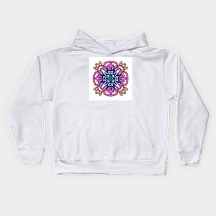 A colored Mandala Kids Hoodie